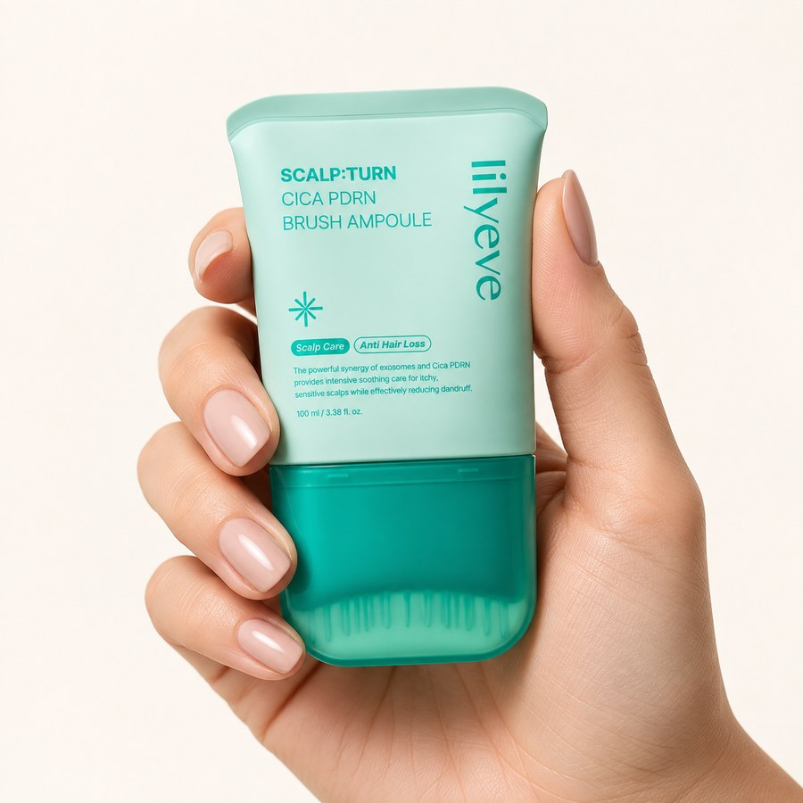 Lilyeve Scalp:Turn Cica PDRN Brush Ampoule