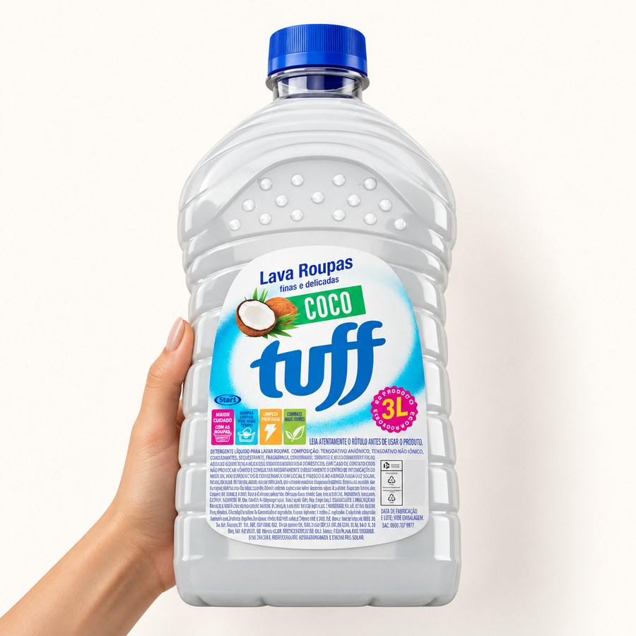 Tuff Lava Roupas Coco 3L