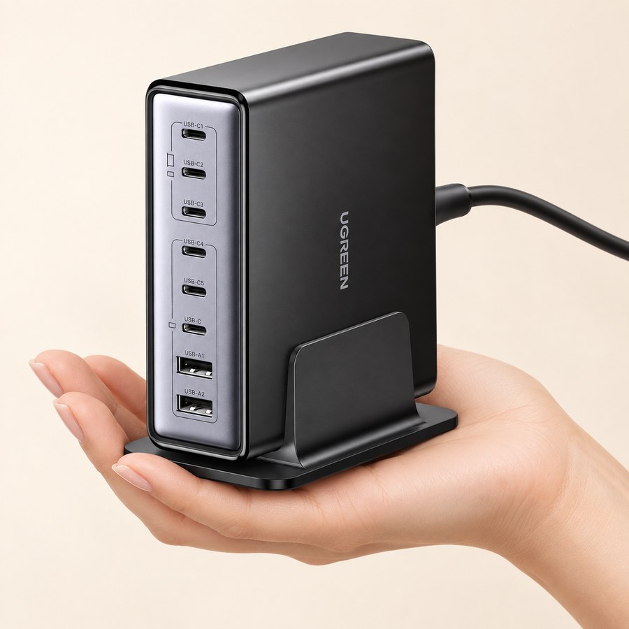 Carregador UGREEN Nexode 200W de 8 portas
